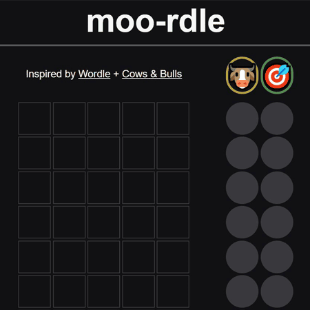 Moo-rdle game