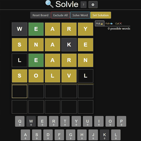 Solvle game